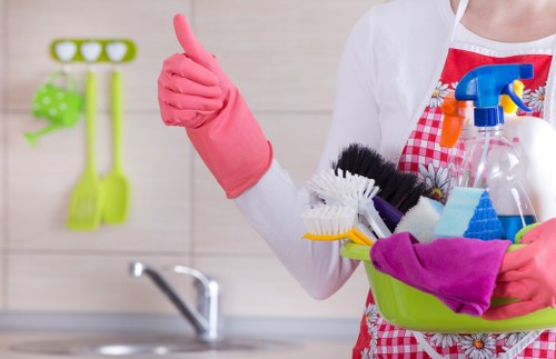 Move out cleaning in Battersea with attention to access and building layout