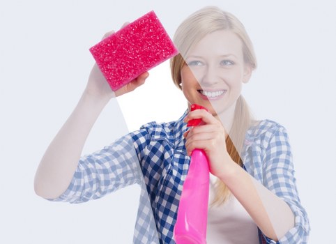 Local cleaners preparing a Battersea flat for final inspection