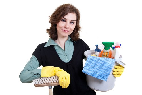 Detailed kitchen and bathroom cleaning in a Battersea move-in property