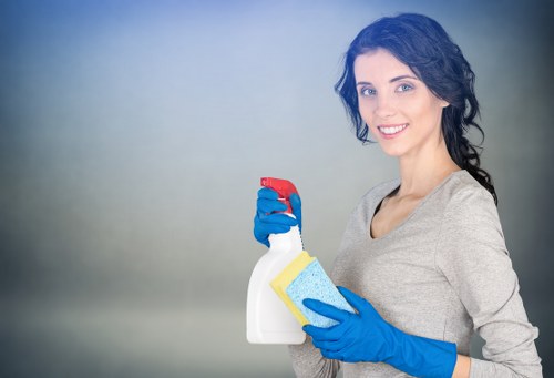Local cleaning team carrying out a scheduled Battersea property clean